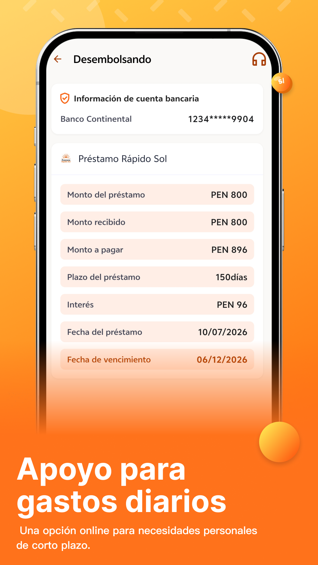 Préstamo Rápido Sol app preview 3